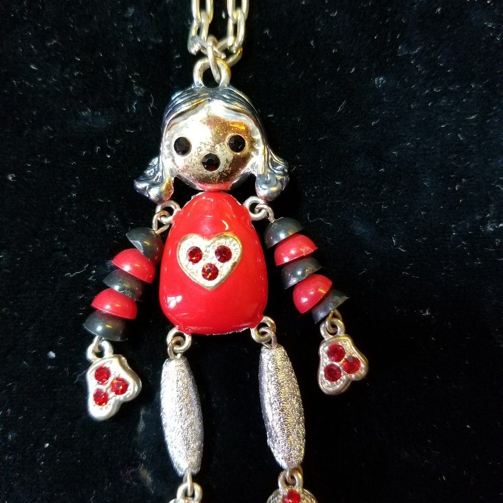 LAST CHANCE - DONATING SOON! Necklace with girl pendant